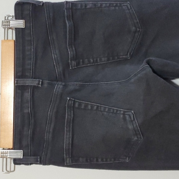 Edwin jeans women's size 6 size 28 black Janet raw cut frayed-hem frayed hem - Picture 6 of 16